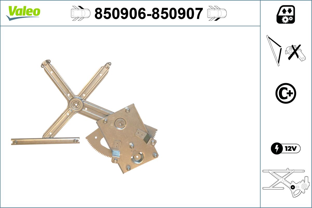 Window Regulator - 850906 VALEO