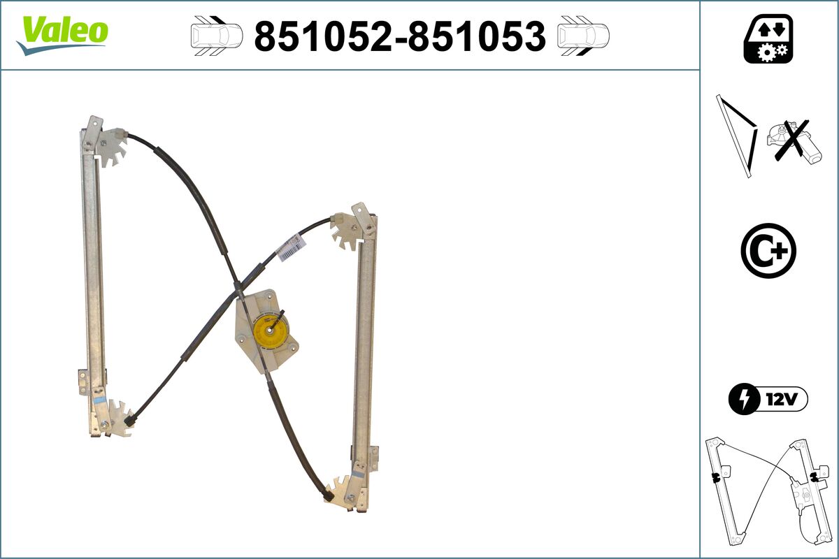 Window Regulator - 851052 VALEO
