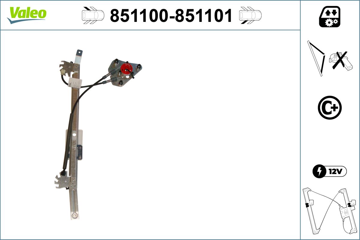 Window Regulator - 851100 VALEO