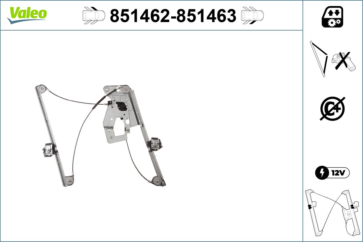Window Regulator - 851462 VALEO