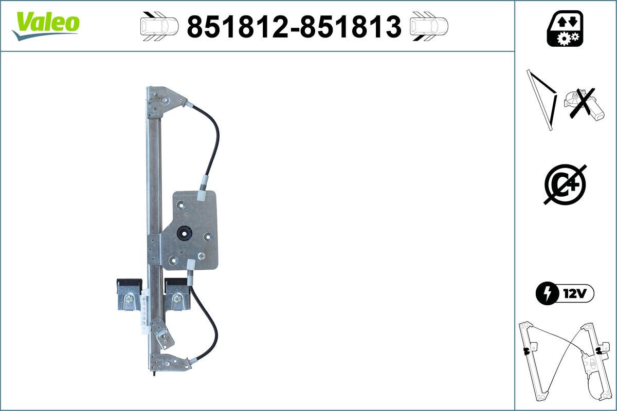 Window Regulator - 851812 VALEO