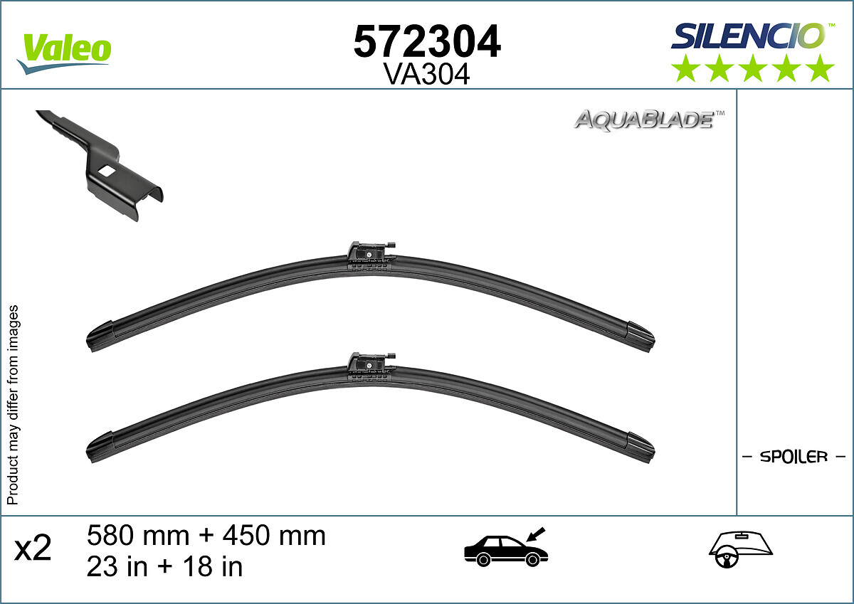 Wiper Blade - 572304 VALEO