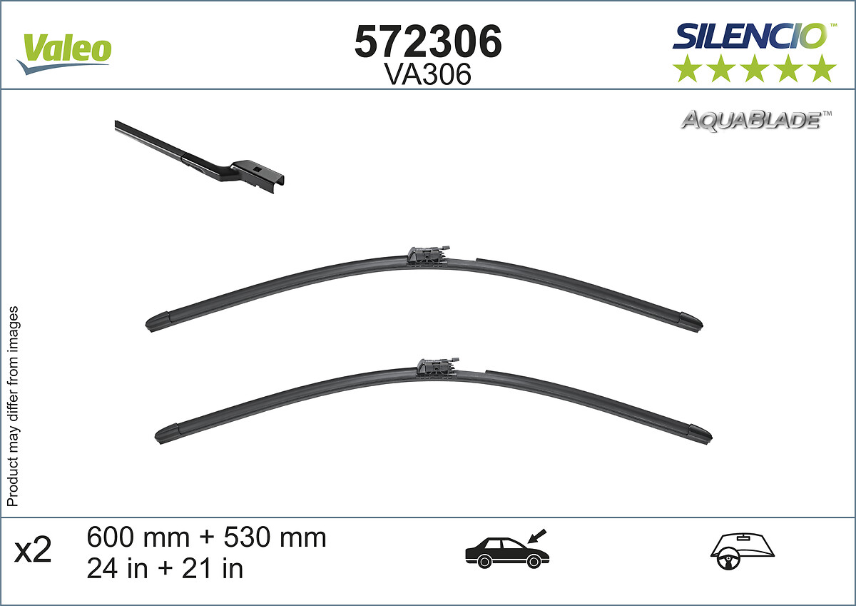 Wiper Blade - 572306 VALEO