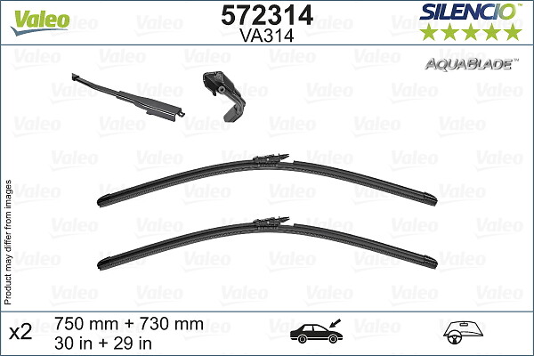 Wiper Blade - 572314 VALEO