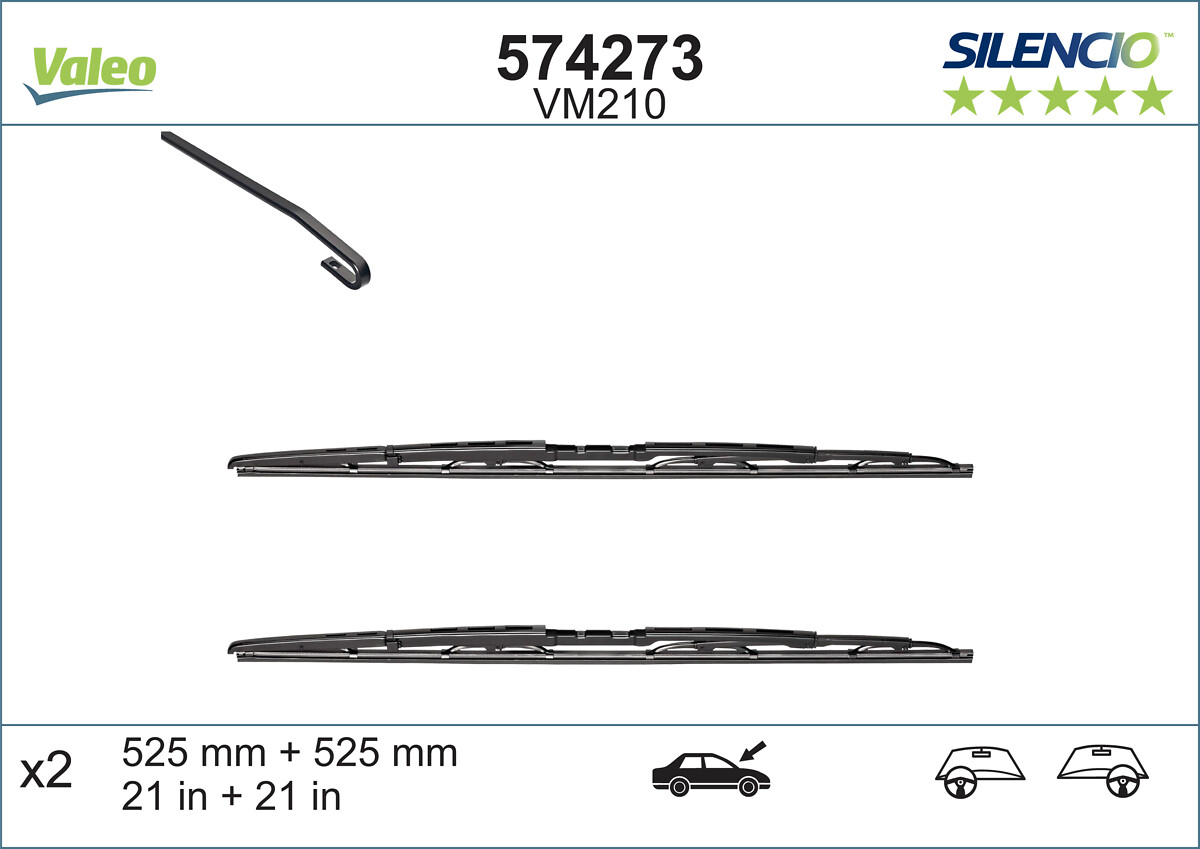 Wiper Blade - 574273 VALEO