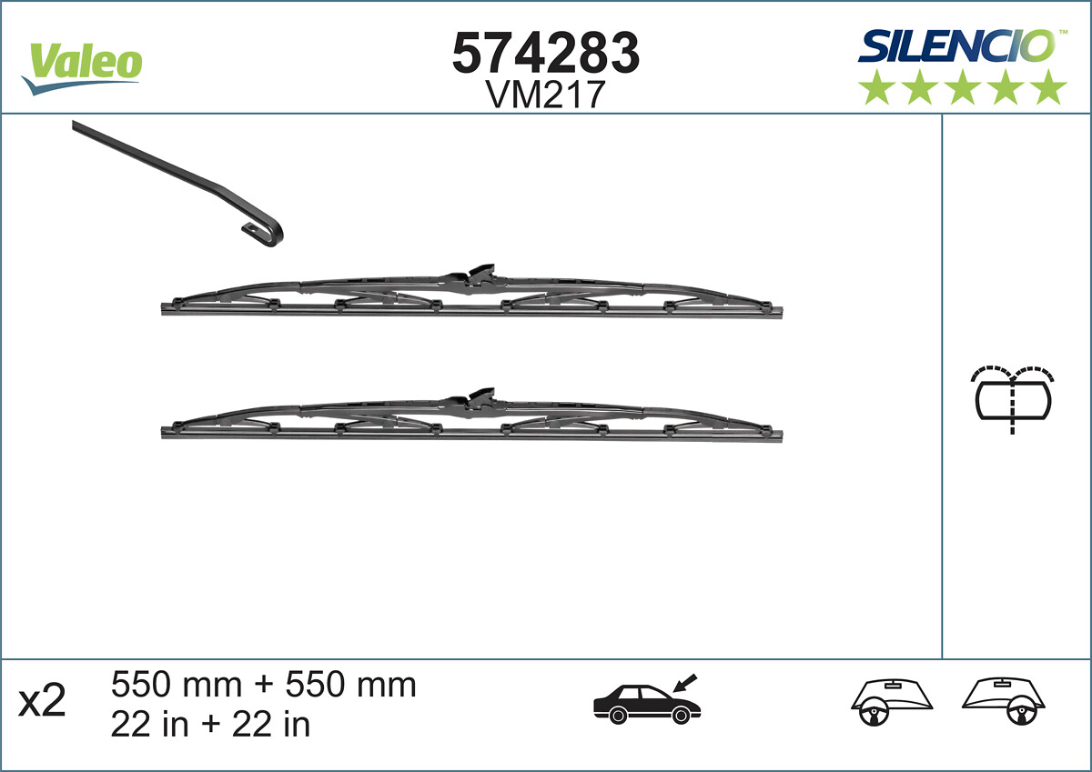 Wiper Blade - 574285 VALEO