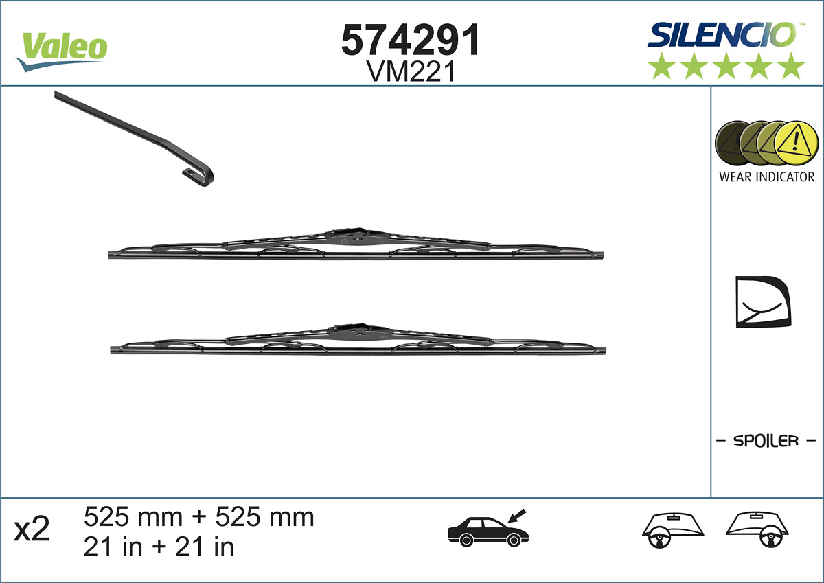 Wiper Blade - 574291 VALEO