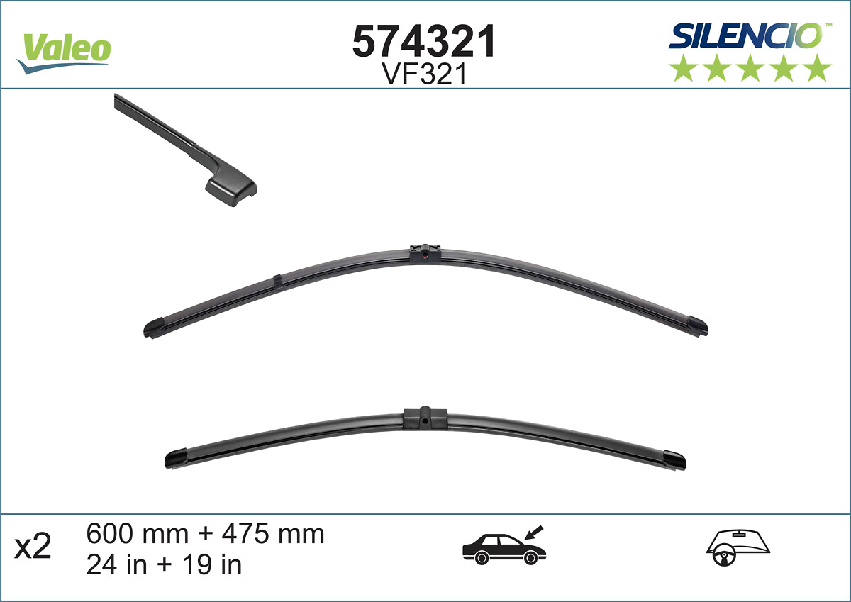 Wiper Blade - 574321 VALEO
