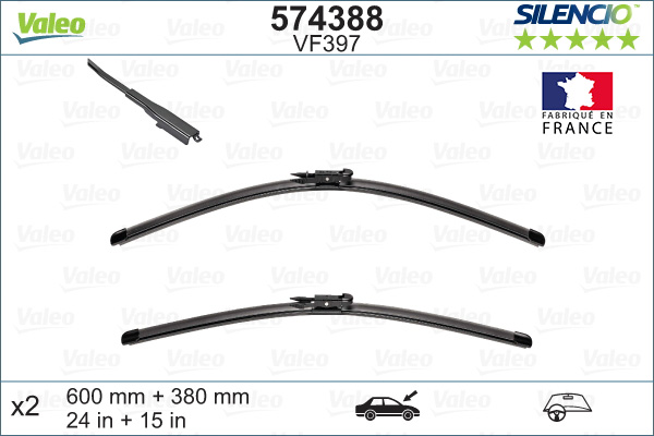 Wiper Blade - 574388 VALEO