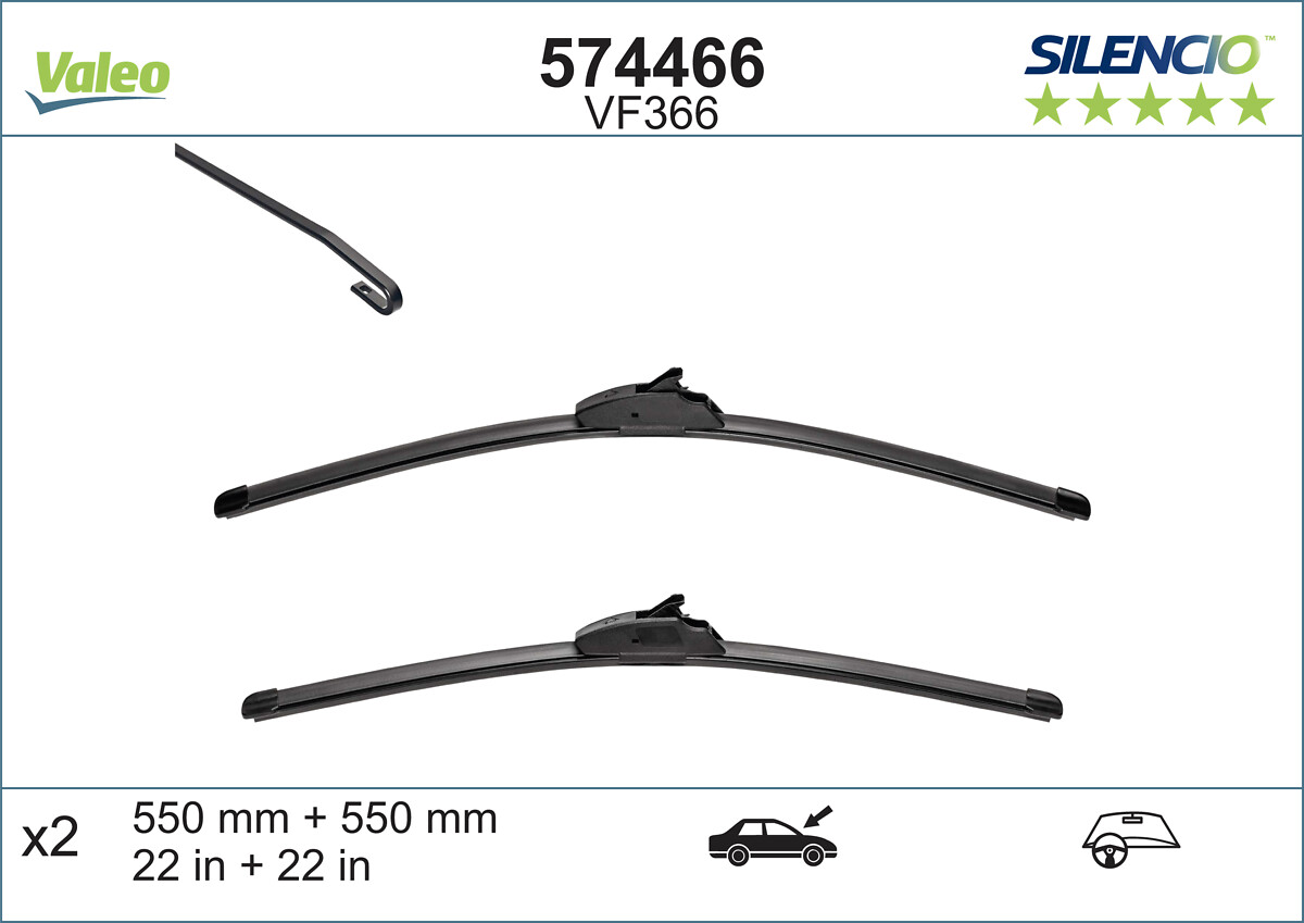 Wiper Blade - 574466 VALEO