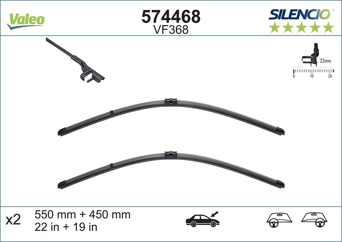 Wiper Blade - 574468 VALEO
