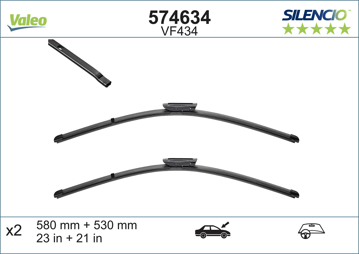 Wiper Blade - 574634 VALEO