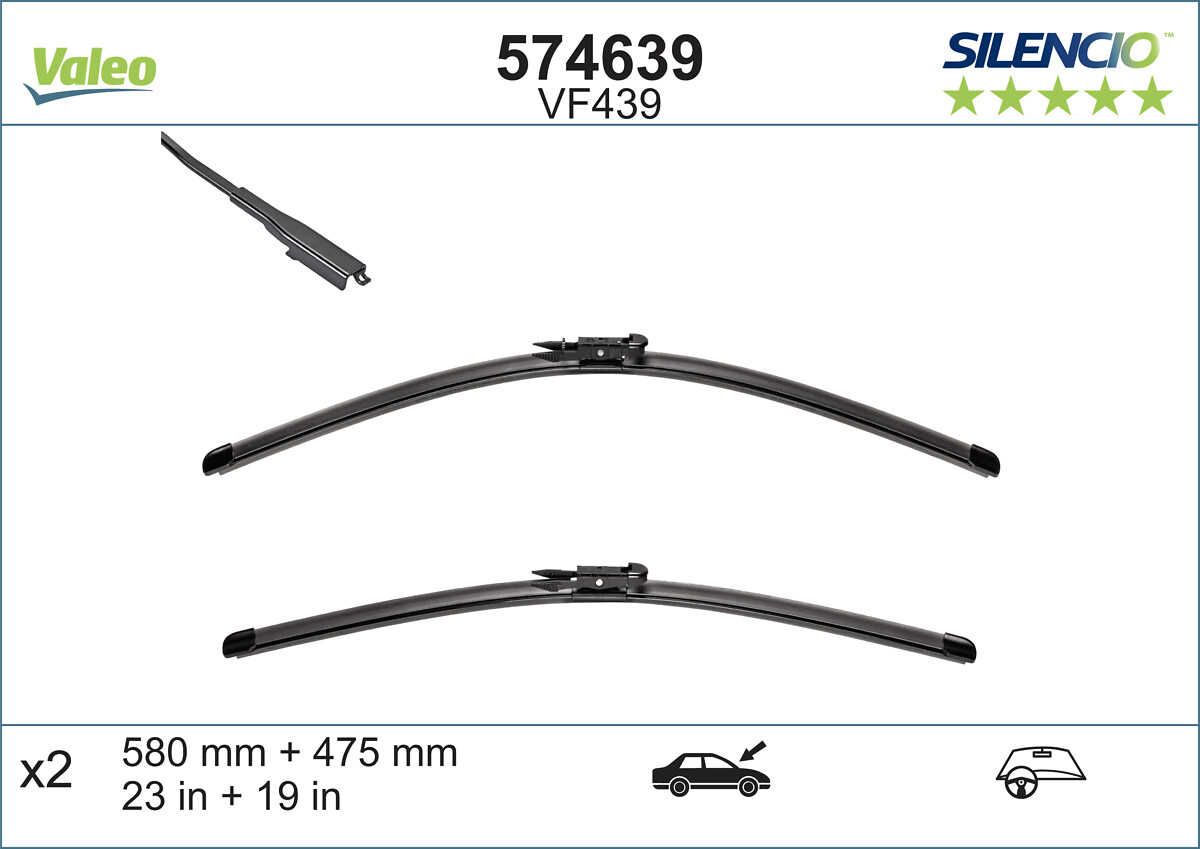 Wiper Blade - 574639 VALEO