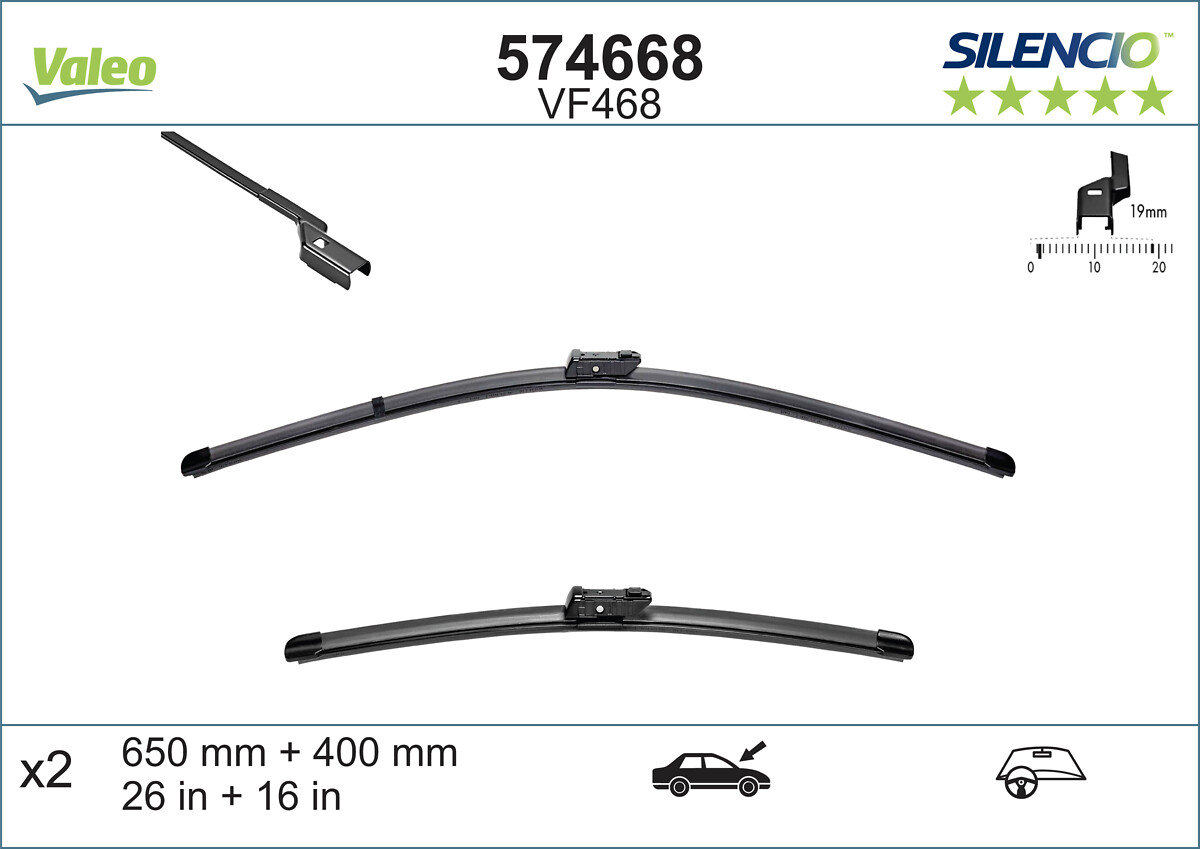 Wiper Blade - 574668 VALEO