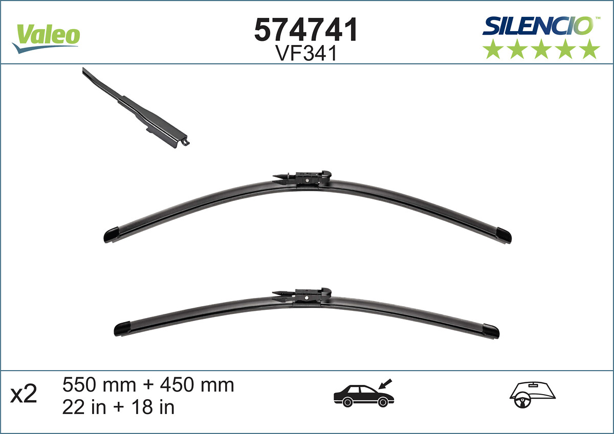 Wiper Blade - 574741 VALEO