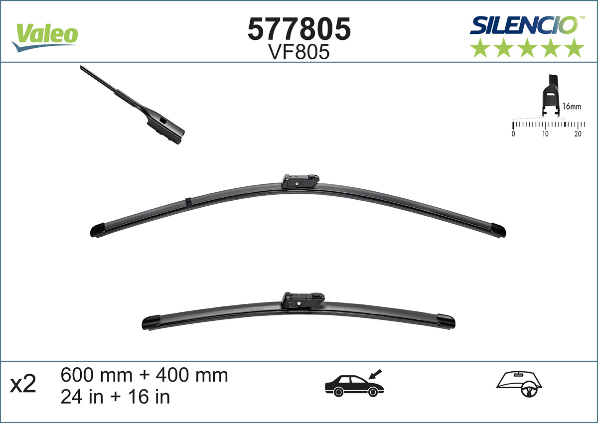 Spazzola tergi - 577805 VALEO
