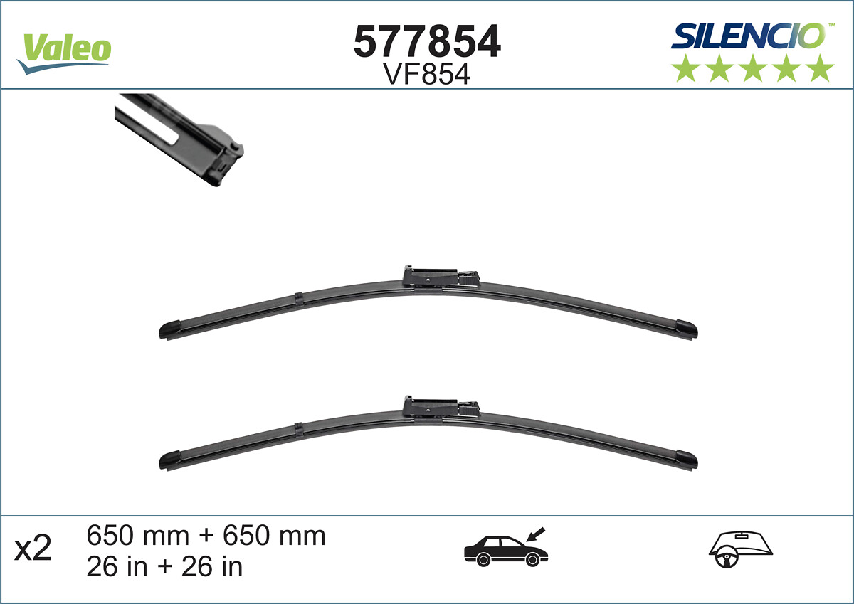 Wiper Blade - 577854 VALEO