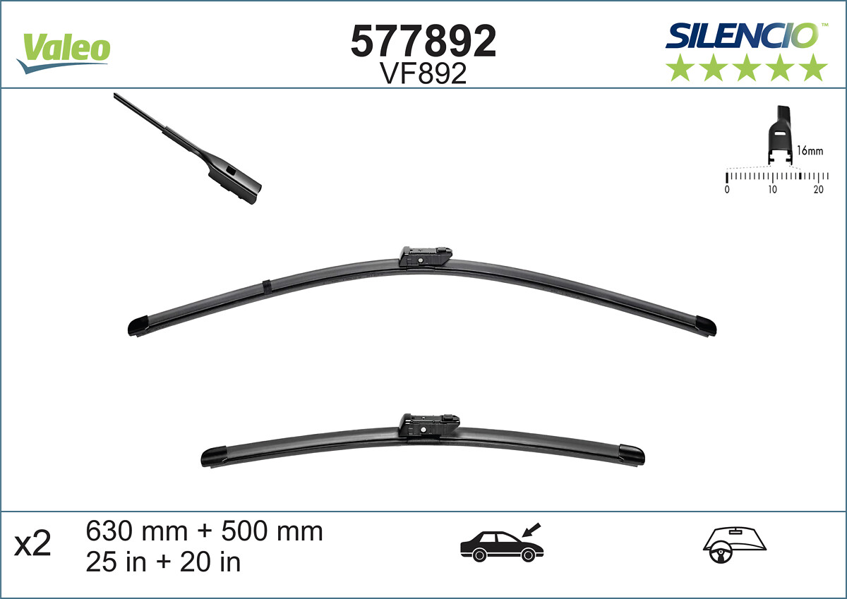 Wiper Blade - 577892 VALEO
