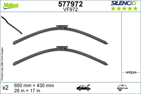 Щетка стеклоочистителя - 577972 VALEO