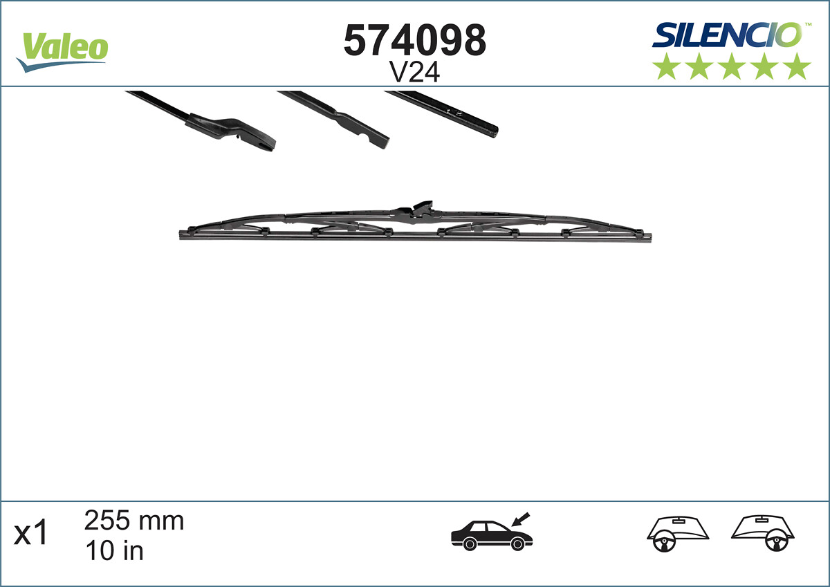 Wiper Blade - 574098 VALEO