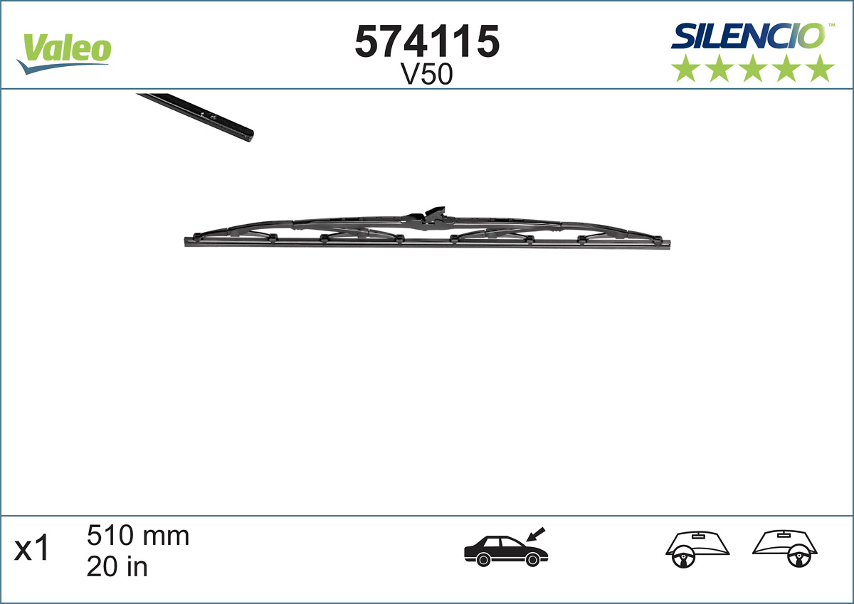 Wiper Blade - 574115 VALEO