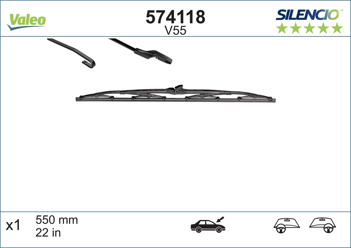 Spazzola tergi - 574118 VALEO
