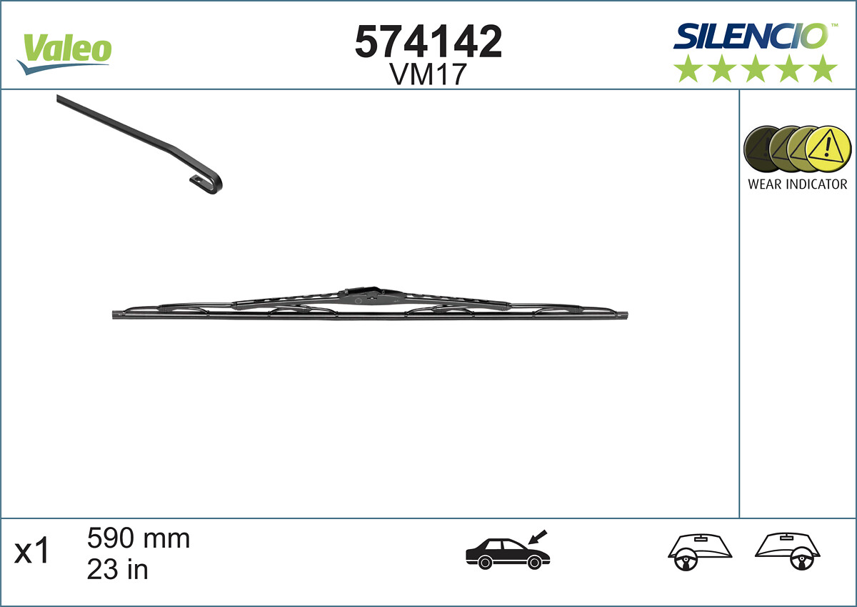 Wiper Blade - 574142 VALEO