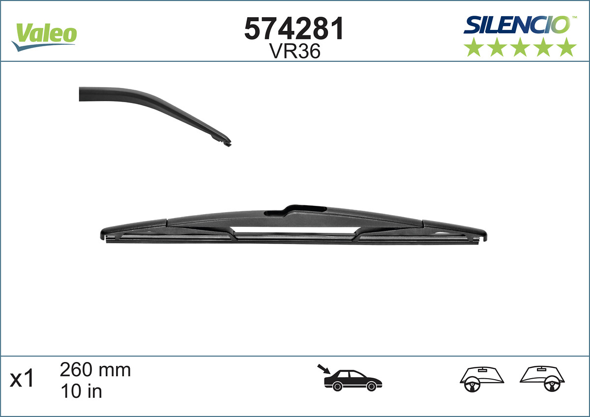 Wiper Blade - 574281 VALEO