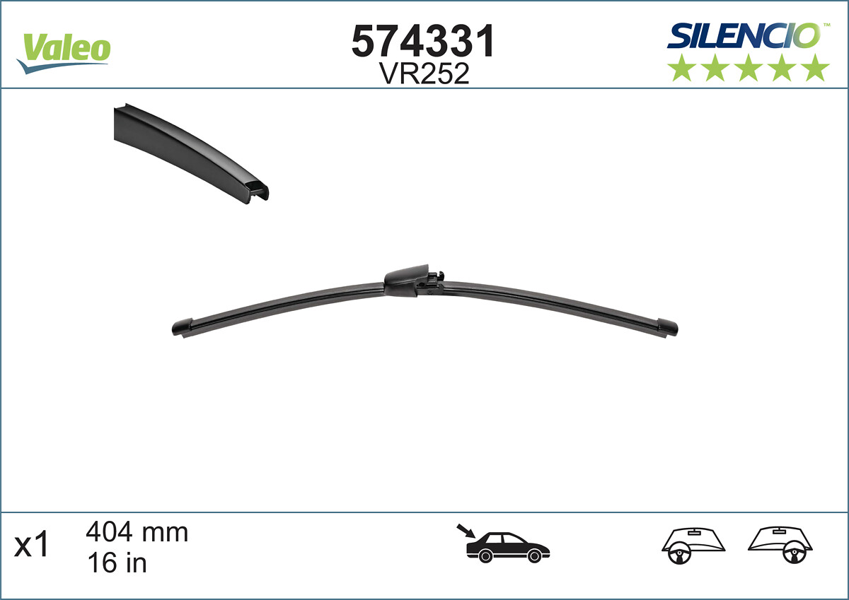 Wiper Blade - 574331 VALEO