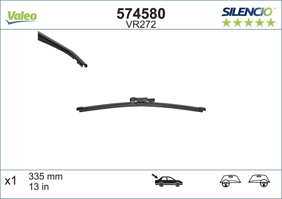 Щетка стеклоочистителя - 574580 VALEO