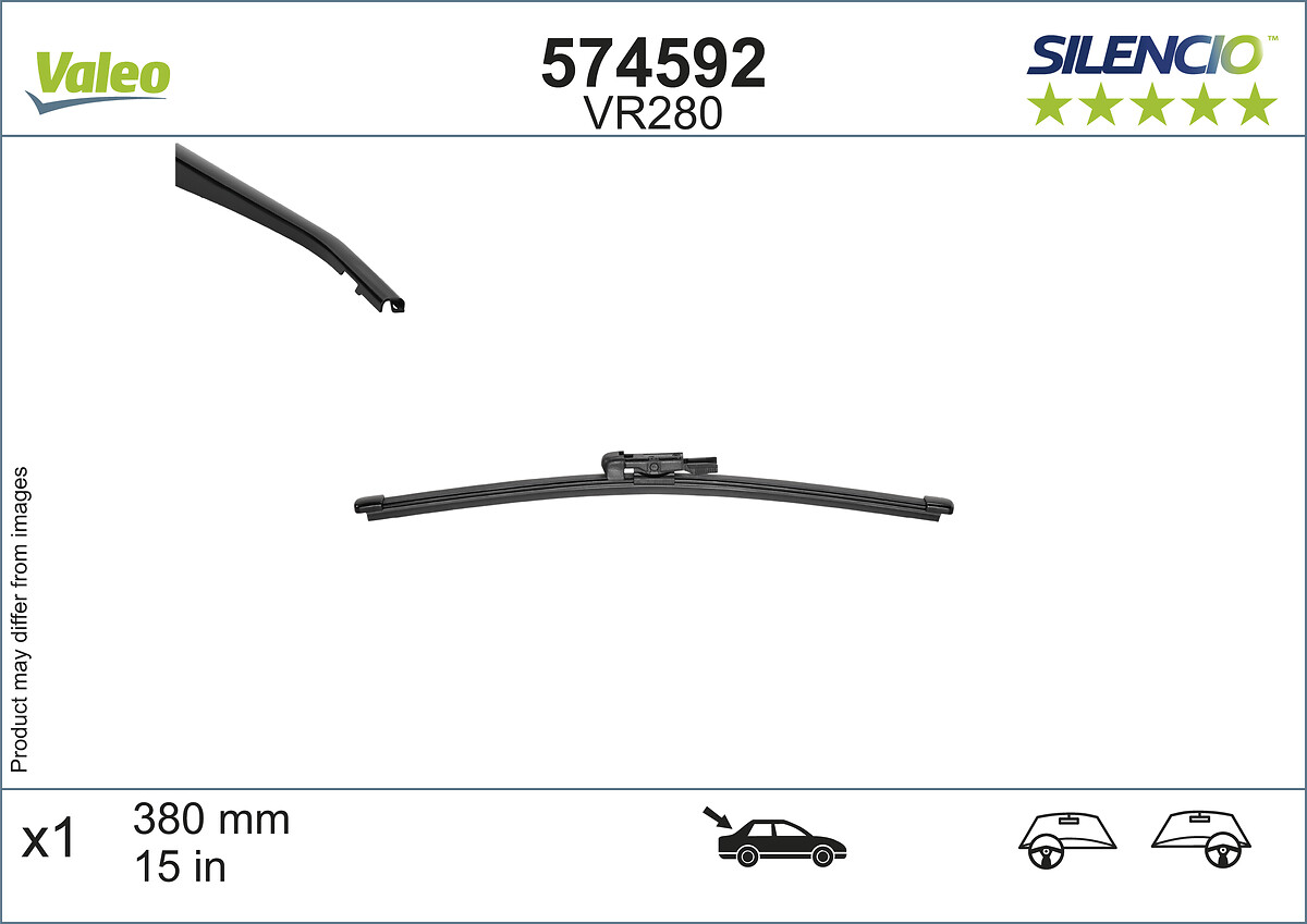 Wiper Blade - 574592 VALEO