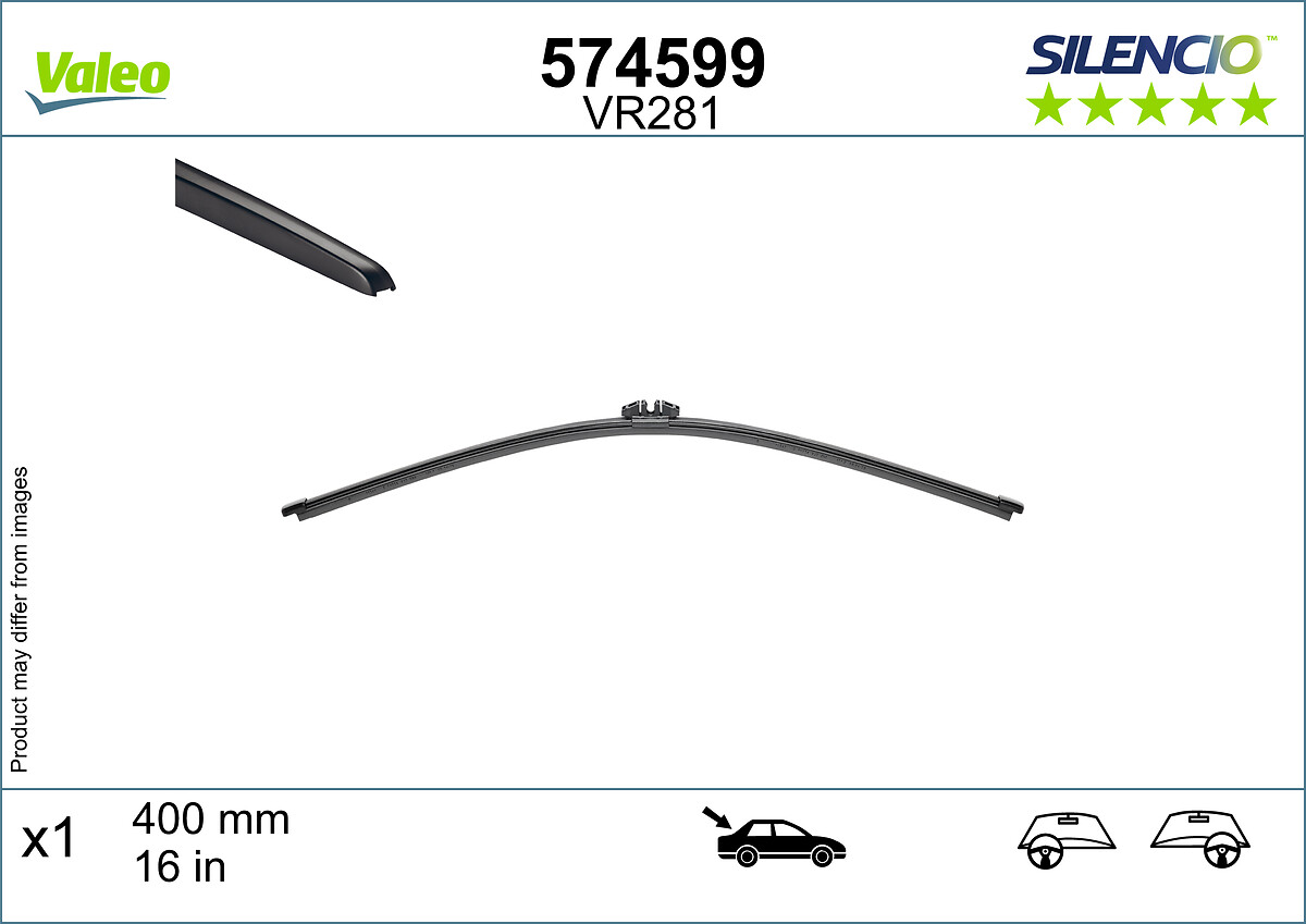 Wiper Blade - 574599 VALEO