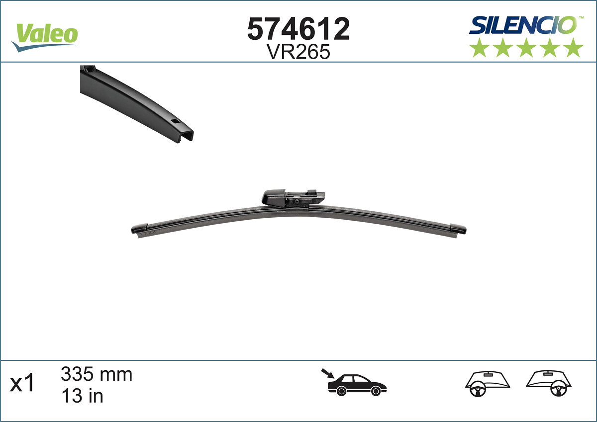 Wiper Blade - 574612 VALEO