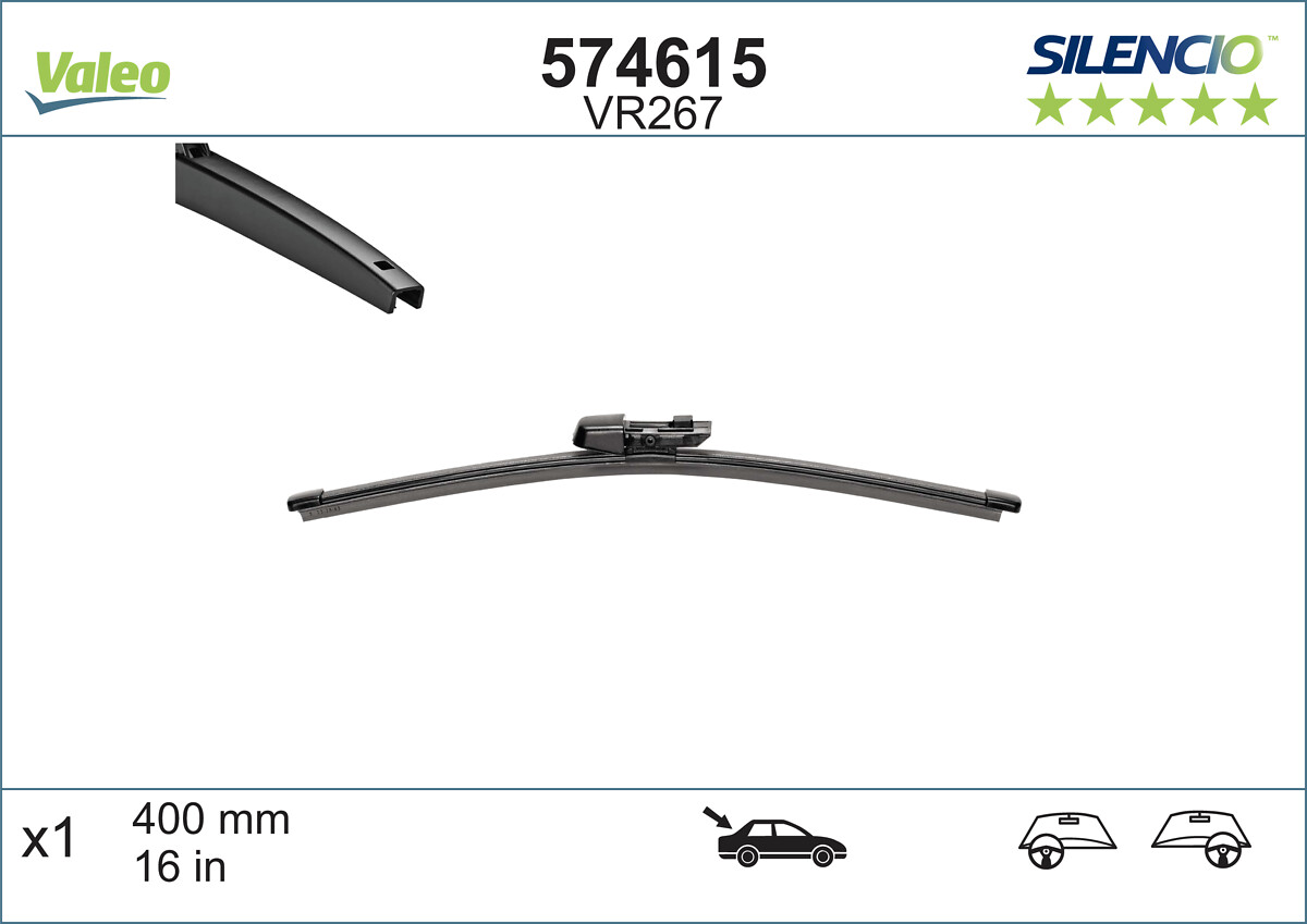 Wiper Blade - 574615 VALEO