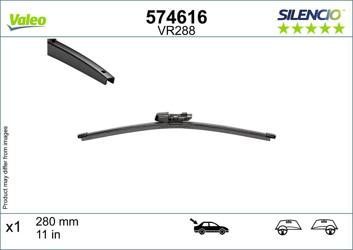 Wiper Blade - 574616 VALEO