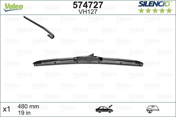 Wiper Blade - 574727 VALEO