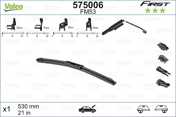 Wiper Blade - 575006 VALEO