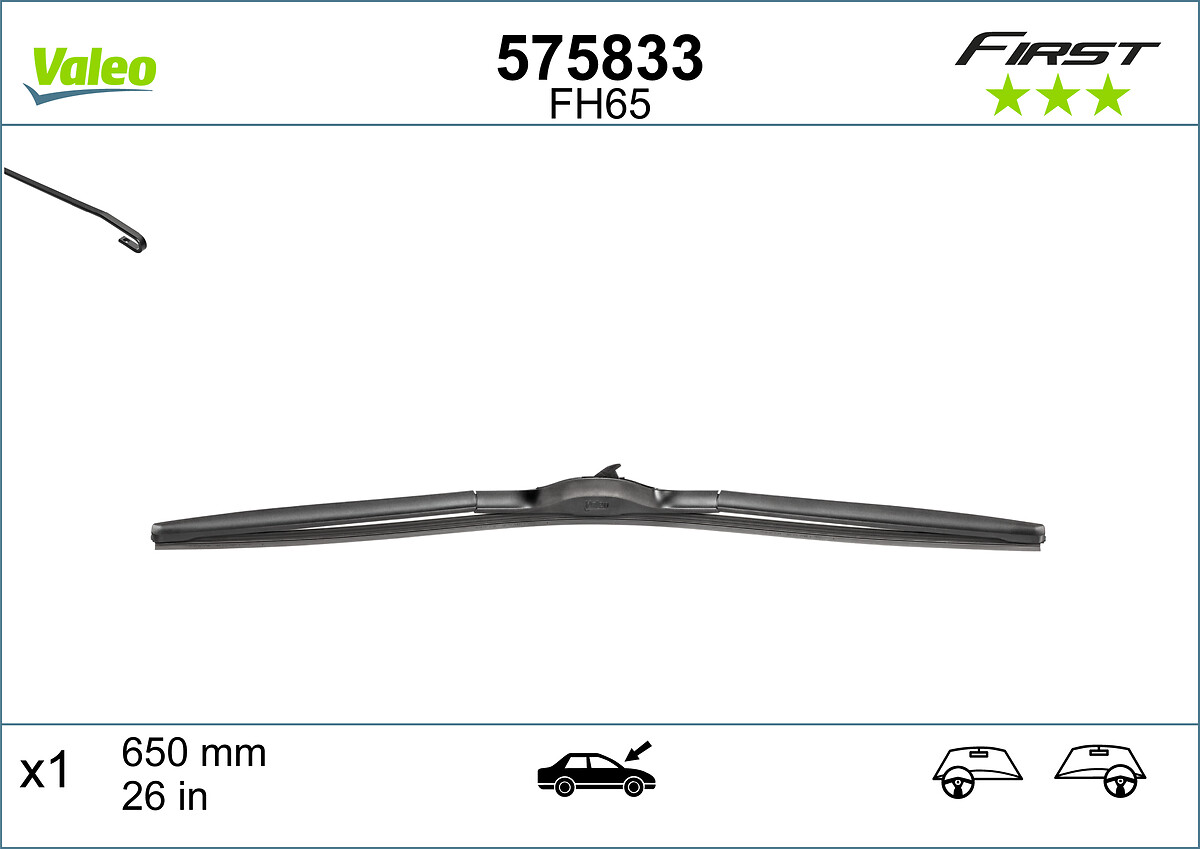 Wiper Blade - 575833 VALEO