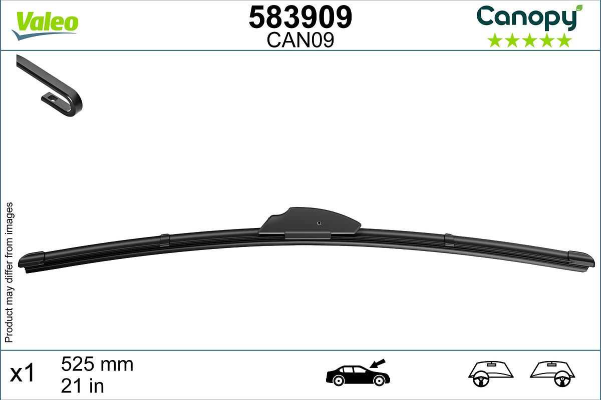 Wiper Blade - 583909 VALEO