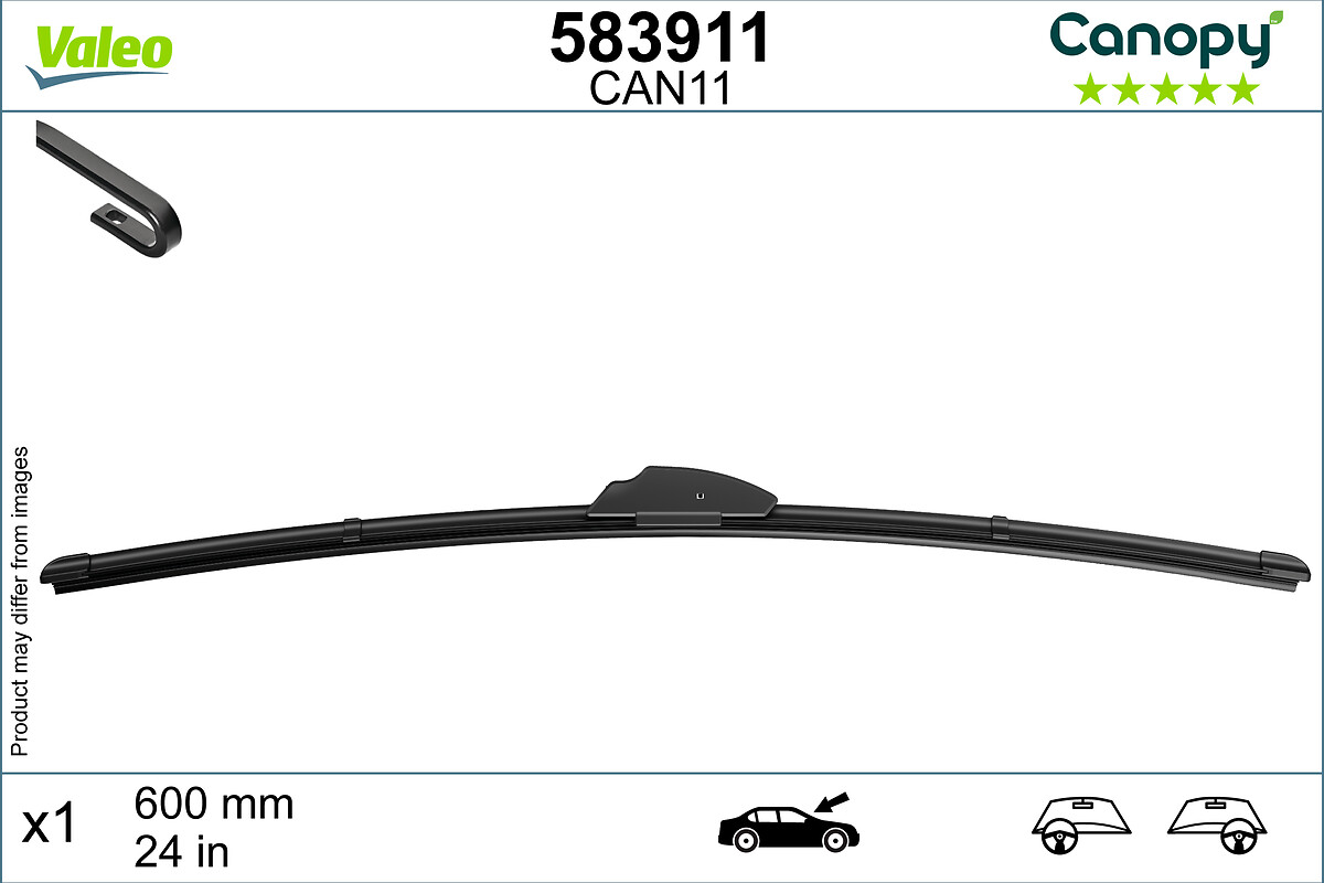 Wiper Blade - 583911 VALEO