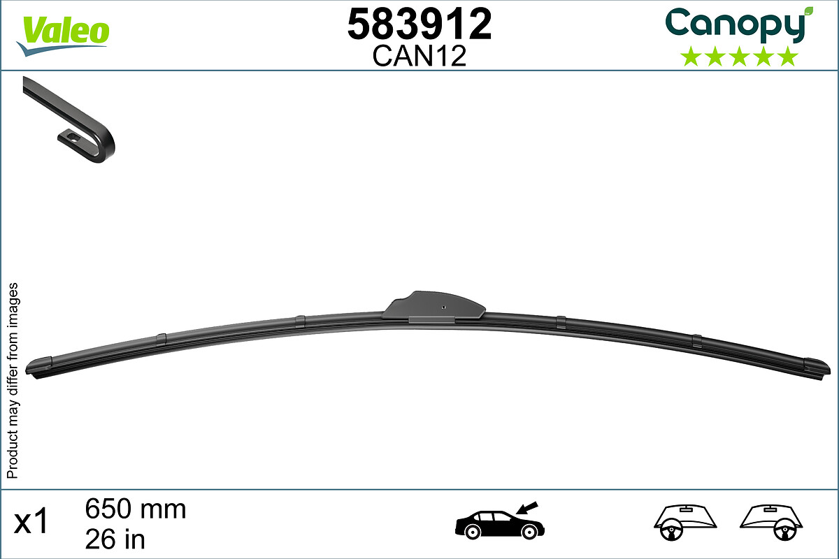 Wiper Blade - 583912 VALEO