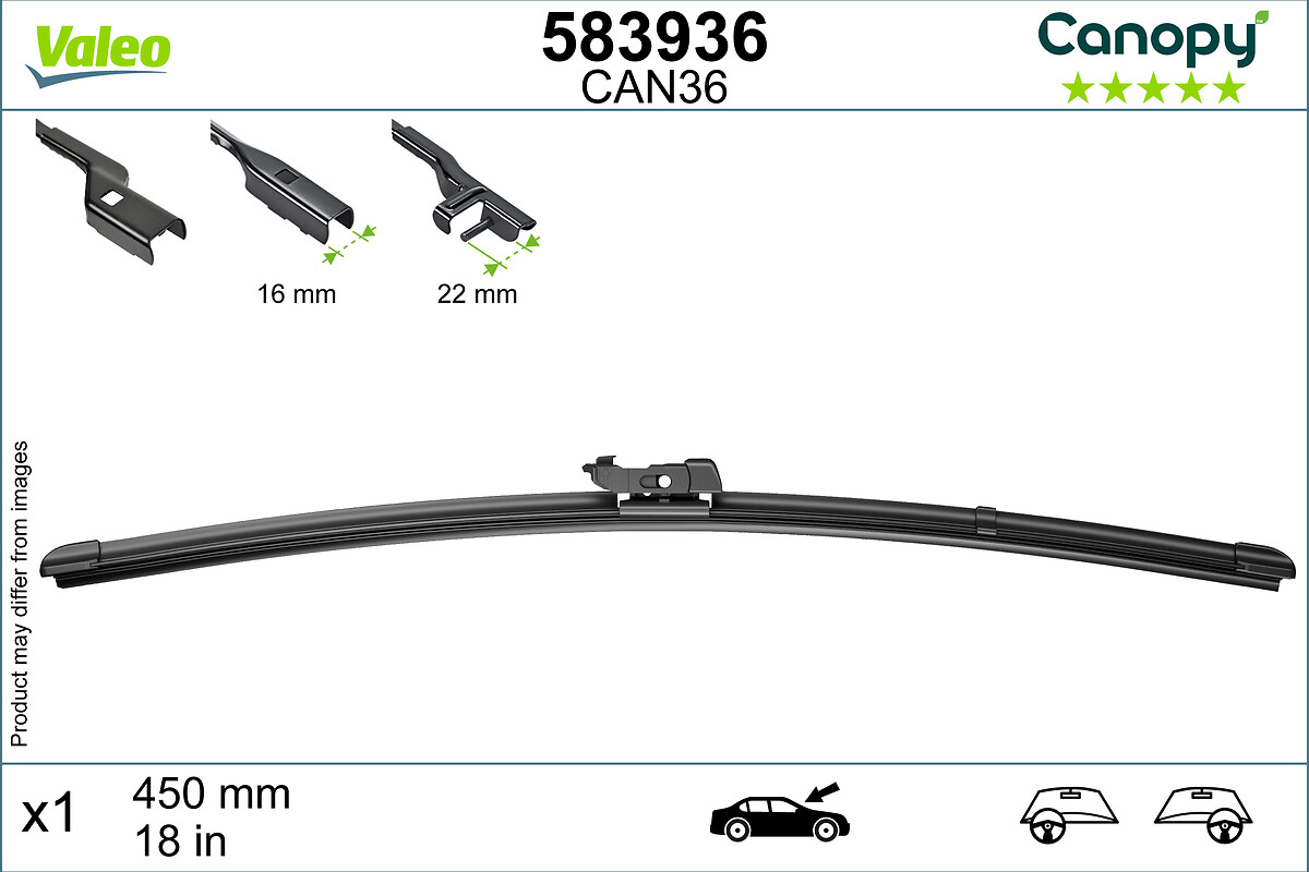 Wiper Blade - 583936 VALEO