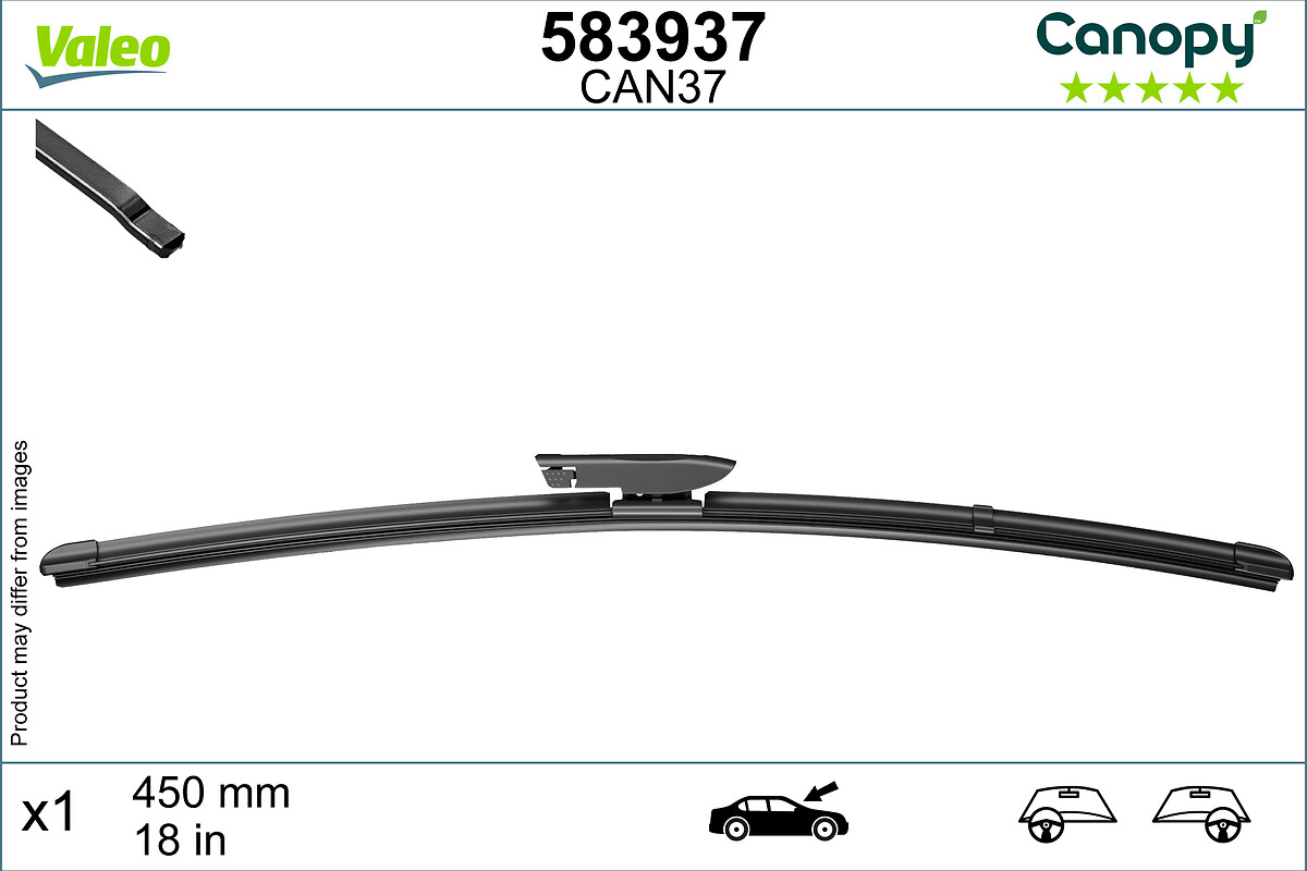 Wiper Blade - 583937 VALEO