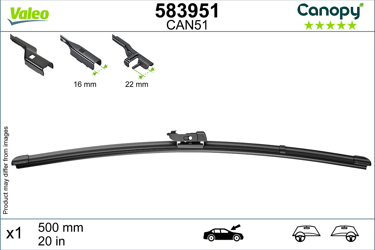 Wiper Blade - 583951 VALEO