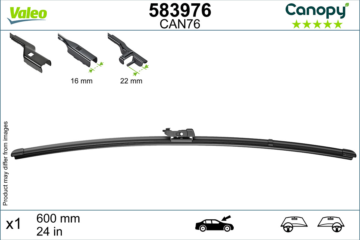 Wiper Blade - 583976 VALEO