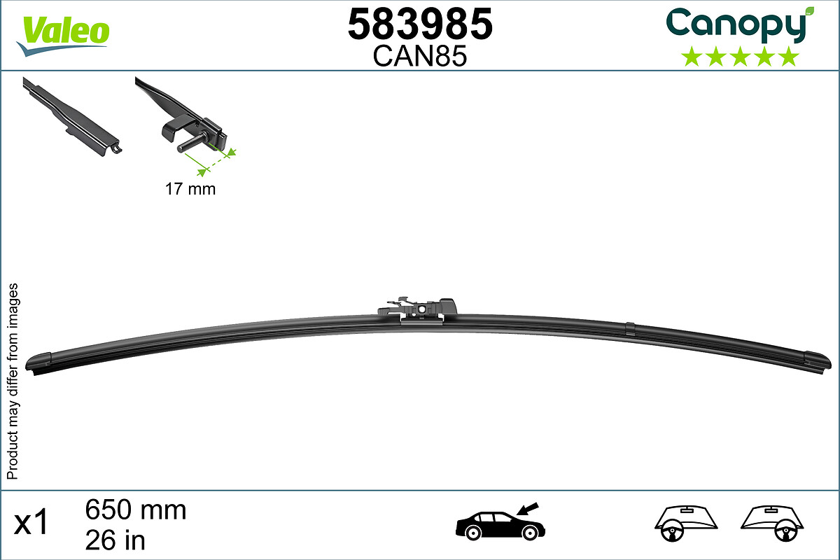Wiper Blade - 583985 VALEO
