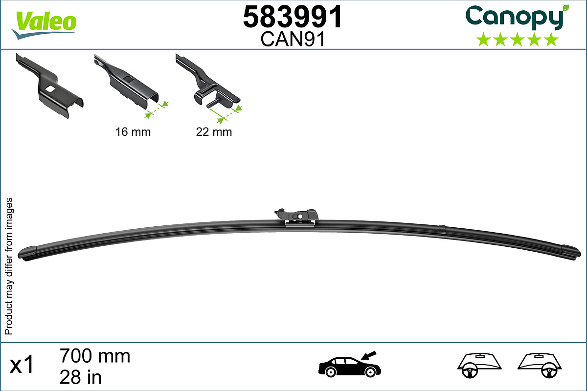 Wiper Blade - 583991 VALEO