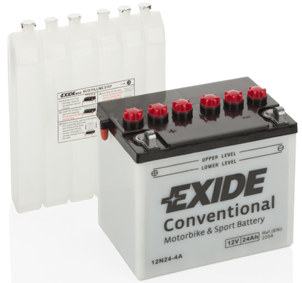 Batteria avviamento - 12N24-4A EXIDE