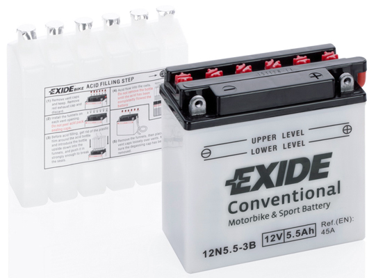 Batteria avviamento - 12N5,5-3B EXIDE