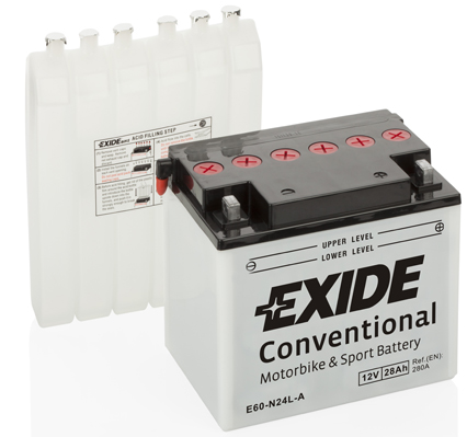 Starter Battery - E60-N24L-A EXIDE